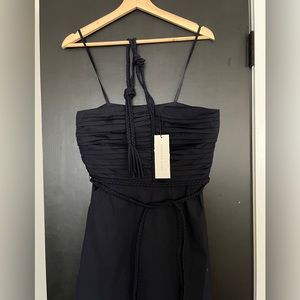 NEW VERONICA BEARD tucker dress in navy
